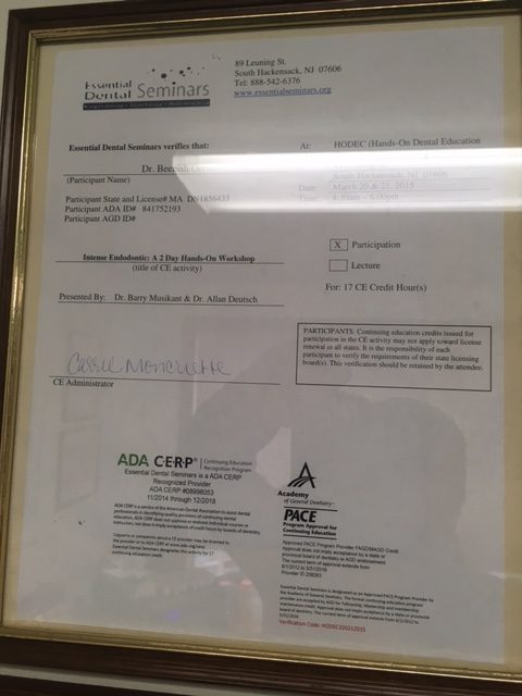 Certifications - Dental Services with Smile Center